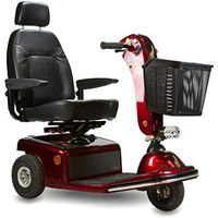 Shoprider - Sunrunner 3 - Mid-Size Scooter - 3-Wheel - Burgundy