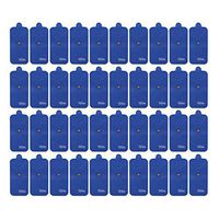 HiDow Compatible Replacement TENS Electrodes, Premium Quality Electrode Pads for Hi-Dow TENS Units, 20 Pair of Snap TENS Unit Electrodes (40 TENS Unit Pads), 2 inch X 4 inch, Discount TENS Brand