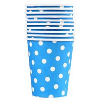 Da.Wa Paper Cups Disposable Milk Cups Coffee Drink Paper Cups Wedding Party Supplies (10 Count)