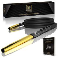 Premium Hookah Hose with Mouthpiece - 60" Long Silicone Water Pipe Hose, Washable, with 15" Aluminum Easy-Grip 2-Part Mouthpiece - Modern Design Handle, Won't Rust or Ghost + Free E-Book