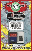 Hook N Line Lake Amistad GPS Map SD Card with Fishing Hotspot Locations - Lowrance