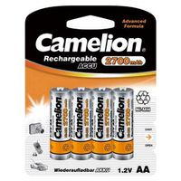 Camelion NH-AA2700-BP4 1.2V 2700mAh AA NI-MH 4pk Blister