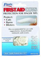 Flents Finger Cots Latex Assorted 36 Count (5 Pack)