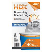 HDX 13 Gal. Flexpro Kitchen Bag with Fresh Scent (140-Count) - 1 Pack