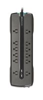 360 Electrical Producer3.4 Surge Protector with 12 Outlets, 8ft Cord, 3.4 Amp / 17 Watt USB Charging, Coax, and Combo Data