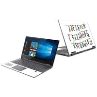 MightySkins Skin Compatible with Lenovo Yoga 730 15" (2018) - Stranger Alphabet | Protective, Durable, and Unique Vinyl Decal wrap Cover | Easy to Apply, Remove, and Change Styles | Made in The USA