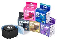 Kinesiology Physiotherapy Sports Tape+BONUS Instruction Guide. FDA Approved. Therapeutic Taping for Knee, Shoulder, Elbow, Boost Recovery & Support, Uncut & Precut (Jet Black Precut, Precut-20 strips)