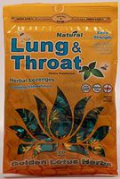 Golden Lotus Herbs Organic Lung & Throat Herbal Lozenges (6-Pack)