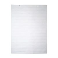 Pacon 9770 Chart Tablets w/Glued Top, Ruled, 24 x 32, White, 70 Sheets