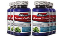 Green Coffee Beans for Weight Loss - Green Coffee Cleanse 400mg - Herbal Green Coffee Cleanse to Improve Immune System Functioning and Burn Fat (6 Bottles 360 Capsules)