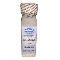 Hylands Homeopathic Belladonna 30X 250 Tab