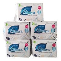 SHUYA Anion Maxi Pads Extra Heavy Overnight with Wings, Scented 40Count(Pack of 5)