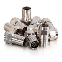 C2G/Cables to Go 41084 RG6 Hex Crimp F-Type Connector Multipack (20 Pack) TAA Compliant