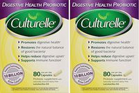 Culturelle, Digestive Health Probiotic lstli 80 Capsules (Pack of 2)