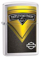 Zippo 200 Harley Davidson Brushed Chrome Lighter