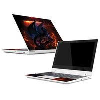 Mightyskins Skin Compatible with Lenovo Chromebook C330 (2018) - Fire Dragon | Protective, Durable, and Unique Vinyl Decal Wrap Cover | Easy to Apply, Remove, and Change Styles | Made in The USA