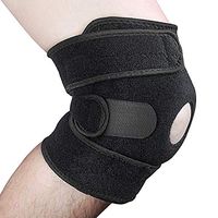 Knee Brace Support,Open Patella Brace for Arthritis, Joint Pain Relief, Injury Recovery with Adjustable Strapping & Breathable Neoprene Relieves ACL, LCL, MCL, Meniscus Tear, Tendonitis Pain