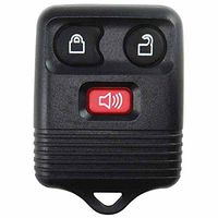 KeylessOption Black Replacement 3 Button Keyless Entry Remote Control Key Fob Clicker