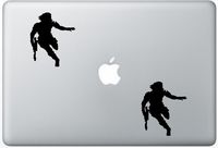 Winter Soldier ArcDecals78602799 Set Of Two (2x) , Decal , Sticker , Laptop , Ipad , Car , Truck