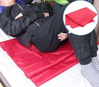 LUCKYYAN Multifunction Reusable Slide Sheet, Quilted Bed Transfer Sheet, 110×68 cm, Red