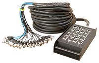 In Line Audio 16 Channel Audio Snake - (100 Feet) (Black)