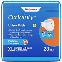 Walgreens Certainty Underwear for Men and Women 28ct Xl Moderate