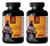 Female Enhancement Pills - Female Fantasy (LIBIDO Boosting Formula) - Horny Goat Weed - 2 Bottles 120 Tablets