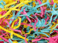 Buy All Store Heavy Duty Yellow Blue Pink Gift Basket Shred Crinkle Paper Grass Filler Bedding (12 Oz Bag)