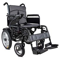 YOLANDEK Electric Wheelchair Elderly Disabled Car Elderly Intelligent Automatic Portable Scooter Multifunctional Folding, Motorized Wheelchair, Safer and More Stable