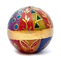 Kapula Ball Candle ' African Mineral New Design ' 8 cm