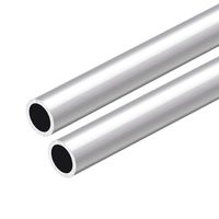 uxcell 6063 Aluminum Round Tube 300mm Length 13mm OD 10mm Inner Dia Seamless Aluminum Straight Tubing 2 Pcs