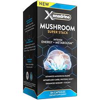 Xenadrine Multi Mushroom + Adaptogen Supplement - Chaga, Reishi, Cordyceps, Lions Mane and Ashwagandha - Energy and Enhanced Focus, 28 Servings (84ct)