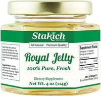 Stakich Fresh Royal Jelly - 100% Pure, All Natural, Highest Quality - No Additives/Flavors/Preservatives Added - 4 oz (114g)