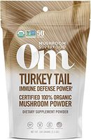 Om Organic Mushroom Superfood Powder, Turkey Tail, 3.5 Ounce (50 Servings), Immune Support, Gut Health & Holistic Defense Supplement