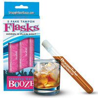 Smuggle Your Booze - 1 Set of Fake Tampons & 1 Funnel