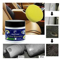 Leather Conditioner, Scratch Repair | Leather Milk Healing Balm - Heals & Restores Dry, Cracked, Scratched Leather | All-Natural, Non-Toxic | Includes Absorption Sponge (1 Bottle + 1 Sponge)