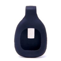 BetterM Multi Colors Replacement Silicone clip case for Fitbit Zip tracker (Black)