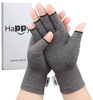 Compression Arthritis Gloves, Fingerless Hand Gloves for Rheumatoid & Osteoarthritis - Joint Pain and Carpel Tunnel Relief-Men & Women (Small)
