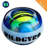 DOTSOG Wrist Trainer Exercises Power Ball Wrist&Forearm Strengthener Essential Push-Start Spinner Gyro Ball with LED Lights for Wrist excreise,No Need Start Pull String (with Digital LCD Counter)