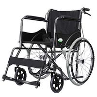 LBYMYB Wheelchair Comfortable Portable Travel Chair Thick Steel Pipe Elderly Disabled Hand Push Replacement Walk Multifunction Light Transport Folding Wheelchair