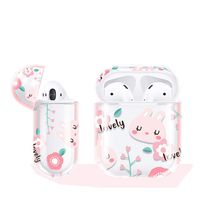 Airpods case for Girls Children,Sunvy Cute Cartoon Case Clear Skin Shockproof for Airpods 1/2 Case (C)
