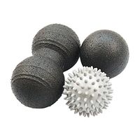 Sundlight Massage Balls, Set of 3 EPP Bumpy Spiky Peanut Lacrosse Massage Balls Deep Tissue Massage Tool for Myofascial Release,Muscle Relaxer,Acupoint Massage