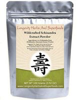 Schizandra Chinesis Berry Fruit Extract Powder 10:1 (100 Grams 3.52 Oz) Bulk Schisandra