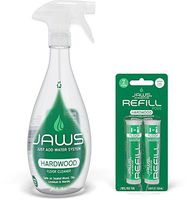 JAWS Hardwood Floor Cleaner Bottle with 2 Refill Pods. Non-Toxic and Eco-Friendly Cleaning Products. Refill and Reuse.