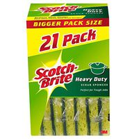 Scotch-Brite Heavy Duty Scrub Sponge,2 PACK, 42-Count Total