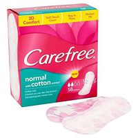 Carefree Cotton Breathable Pantyliners 58 per Pack