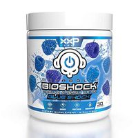 Dbl XP Labs Metabolic Bioshock - Blue Shock - Healthy Gaming Energy Drink Powder, No Sugar, 30 Servings