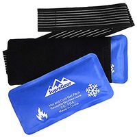 SupreGear Reusable Hot Cold Compress Gel Pack for Injuries, Therapy Ice Pack Wrap Support Knee/Elbow/Back Injury Recovery, Alleviate Pain Caused by Joint, Rotator Cuff and Muscle (2 Packs)