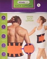 Remedy Health Back Support, Double Compression Waist Wrap, Unisex, Large
