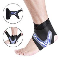 XFTOPSE Adjustable Ankle Support,Ankle Brace Compression Sleeve,Relieves Achilles Tendonitis, Joint Pain. Plantar Fasciitis Foot Sock with Arch Support Reduces Swelling Heel Spur Pain,Injury Recovery